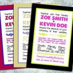 Wedding Invitation - Color ..