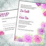 Wedding Invitation - Rose -..