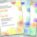 Wedding Invitation - Rose -..